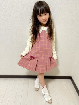 「アイテム（ドレスシューズ）」を使った、LaLaLa.....✧︎*。さん（キッズ・110cm）の冬コーディネート