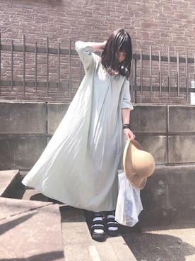 「こども ビームス（コドモビームス）のアイテム」を使った、ぷーさん（レディース・159cm）の夏コーディネート
