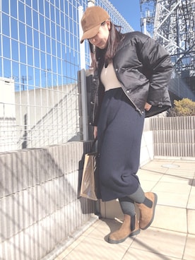 ぷーさん（レディース・159cm）の冬コーディネート