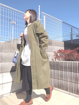 「タッセル」｜「アイテム（ジャケット/アウター）」を使った、ぷーさん（レディース・159cm）の冬コーディネート