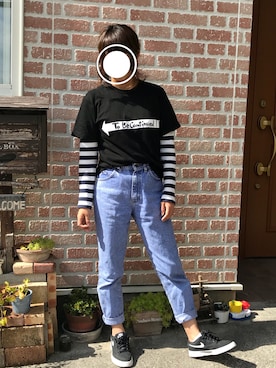 「JOJO（ジョジョ）のアイテム（トップス）」を使った、まみぞうさん（レディース・157cm）の秋コーディネート