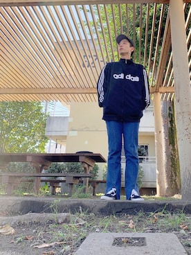 「Carhartt（カーハート）のカーハート ストラップバックキャップ ODESSA  CHARHARTT（キャップ）」を使った、U3さん（メンズ・179cm）の秋コーディネート