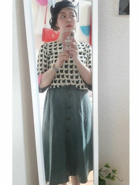 「starblinc（スターブリンク）のアイテム」を使った、mioko30さん（レディース・162cm）の夏コーディネート