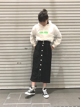 Ayaki Taguchiさん（レディース・158cm）の春コーディネート