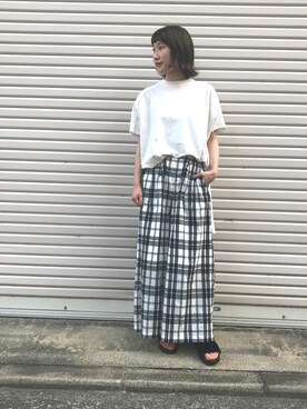 Ayaki Taguchiさん（レディース・158cm）の夏コーディネート