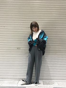 「韓国ファション」｜Ayaki Taguchiさん（レディース・158cm）の秋コーディネート
