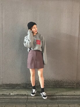「韓国ファション」｜Ayaki Taguchiさん（レディース・158cm）の秋コーディネート