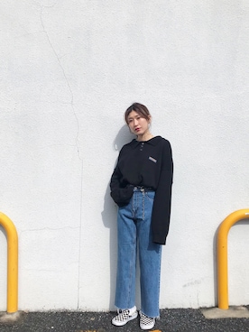 Ayaki Taguchiさん（レディース・158cm）の冬コーディネート