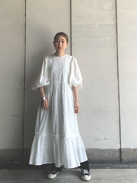 「モノートーン」｜Ayaki Taguchiさん（レディース・158cm）の春コーディネート