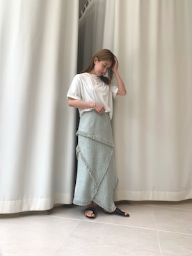 Ayaki Taguchiさん（レディース・158cm）の春コーディネート