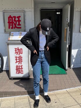 「アイテム（帽子）」を使った、kurumiさん（レディース・164cm・10代）の春コーディネート