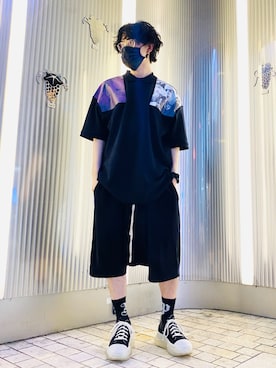「RICK OWENS」｜「アイテム（その他）」を使った、BFさん（メンズ・175cm）の夏コーディネート