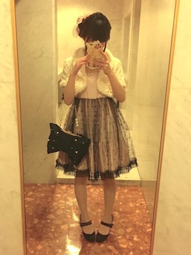 「MILK（ミルク）のアイテム」を使った、ゆえにさん（レディース・154cm）の冬コーディネート