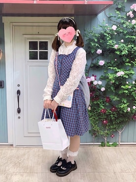 「MILK（ミルク）のアイテム」を使った、ゆえにさん（レディース・154cm）の春コーディネート