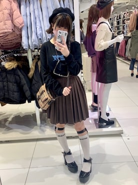 「BURBERRY（バーバリー）のアイテム」を使った、ゆえにさん（レディース・154cm）の秋コーディネート