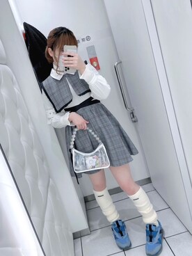 Bubbles バブルス のワンピース ドレス グレー系 を使った人気ファッションコーディネート Wear