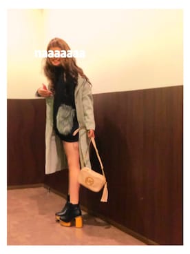 N A Aさん（レディース・159cm）の冬コーディネート