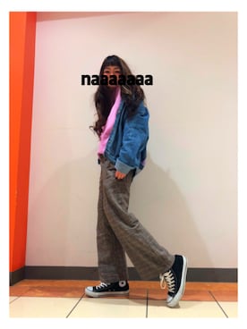 N A Aさん（レディース・159cm）の冬コーディネート