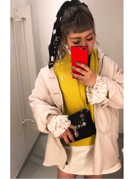 「Rodeo Crowns（ロデオクラウンズ）のアイテム（その他アウター）」を使った、N A Aさん（レディース・159cm）の春コーディネート