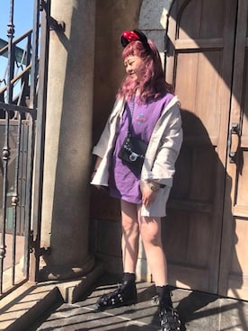 「Rodeo Crowns（ロデオクラウンズ）のアイテム（その他アウター）」を使った、N A Aさん（レディース・159cm）の春コーディネート
