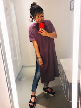 N A Aさん（レディース・159cm）の春コーディネート