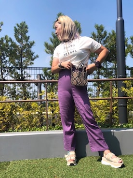 N A Aさん（レディース・159cm）の夏コーディネート