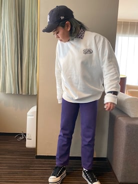 N A Aさん（レディース・159cm）の冬コーディネート