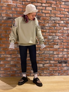 N A Aさん（レディース・159cm）の秋コーディネート