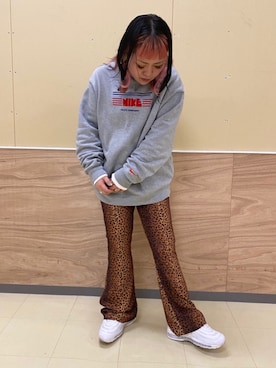 「ホワイトスニーカー」｜N A Aさん（レディース・159cm）の冬コーディネート