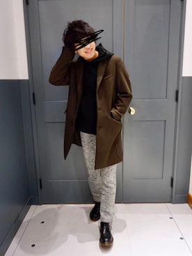 「a.v.v（アーヴェヴェ）のアイテム（ジャケット/アウター）」を使った、まーささん（メンズ・175cm）の冬コーディネート