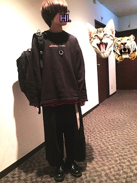 「pas de calais（パドカレ）のアイテム（パンツ）」を使った、hi.さん（レディース・157cm）の春コーディネート