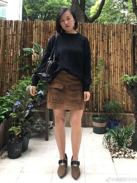 「rag & bone（ラグアンドボーン）のアイテム（トップス）」を使った、圈圈さん（レディース・157cm）の秋コーディネート