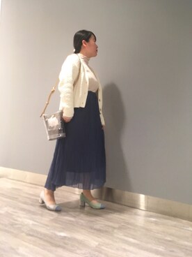 「アイテム（パンプス、グレー系）」を使った、ORientalTRaffic 錦糸町テルミナ店さん（レディース・153cm）の春コーディネート