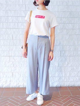 mana_ogawaさん（レディース・170cm）の夏コーディネート