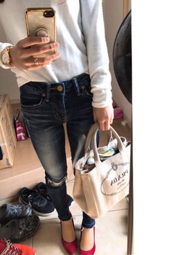 Asami◡̈さん（レディース・155cm）の春コーディネート