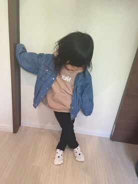 「おんなのこコーデ」｜「アイテム（その他）」を使った、miiiさん（キッズ・80cm）の春コーディネート
