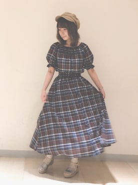 もいちゃん（飯田桃妃）さん（レディース・158cm）の夏コーディネート