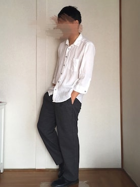 「chapter world（チャプターワールド）のアイテム」を使った、チョコまるさん（メンズ・165cm）の秋コーディネート