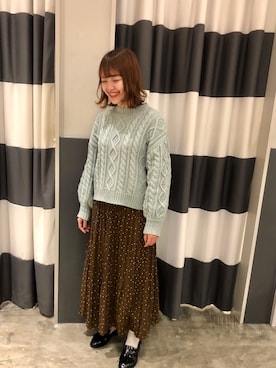 moeさん（レディース・156cm）の冬コーディネート