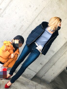 「Lapis（-）のアイテム」を使った、Qさん（レディース・158cm）の冬コーディネート