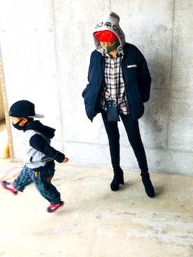 「Lapis（-）のアイテム」を使った、Qさん（レディース・158cm）の冬コーディネート