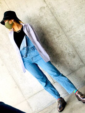 「Lapis（-）のアイテム」を使った、Qさん（レディース・158cm）の冬コーディネート