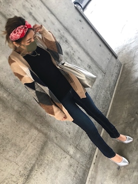 「Lapis（-）のアイテム」を使った、Qさん（レディース・155cm）の冬コーディネート