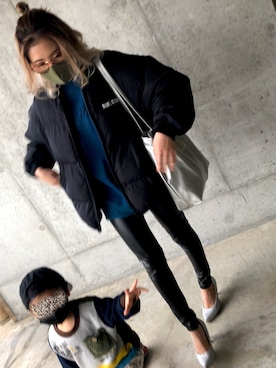 「Lapis（-）のアイテム」を使った、Qさん（レディース・158cm）の冬コーディネート