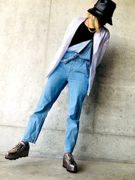 「Lapis（-）のアイテム」を使った、Qさん（レディース・158cm）の冬コーディネート