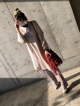 「Lapis（-）のアイテム」を使った、Qさん（レディース・158cm）の春コーディネート