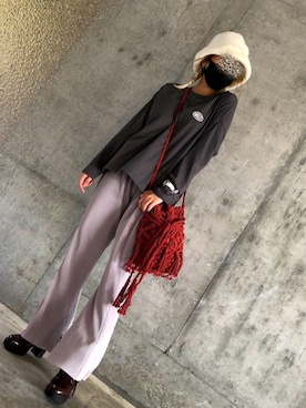 「Lapis（-）のアイテム」を使った、Qさん（レディース・158cm）の春コーディネート