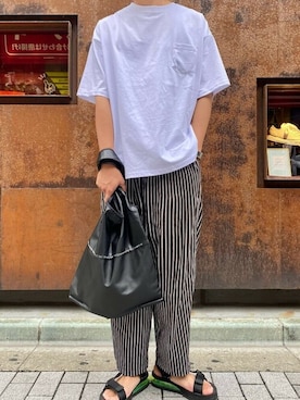 TAKA-Q スタッフさん（メンズ・175cm）の夏コーディネート