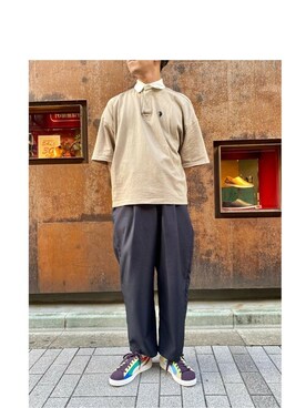 メンズのスニーカー パープル 紫色系 コーディネート Zozotown