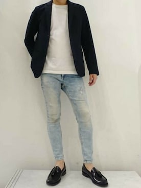 TAKA-Q スタッフさん（メンズ・171cm）の秋コーディネート